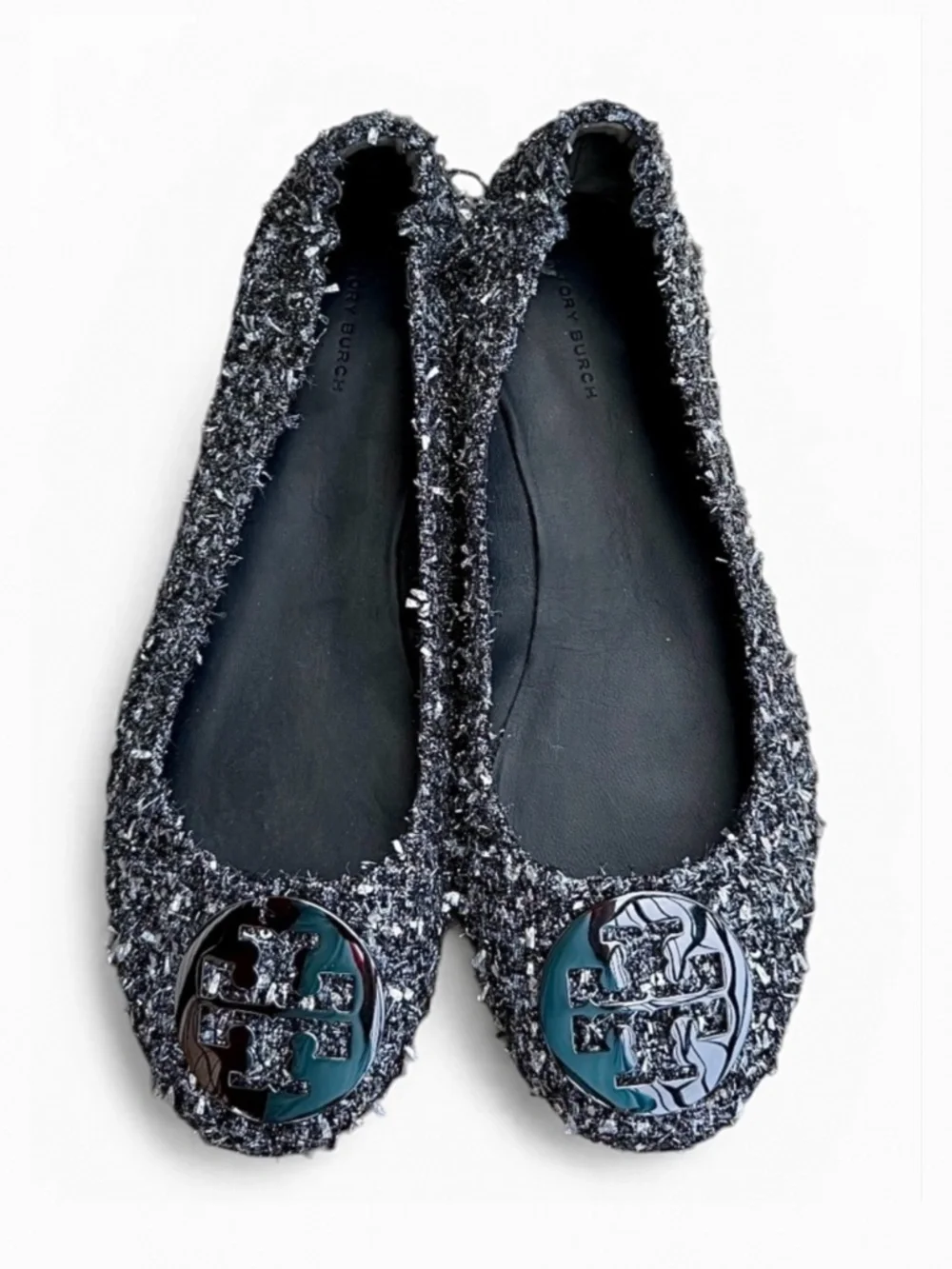 Tori Burch mini travel sandals confetti 10